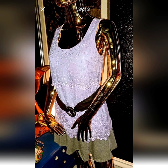 Super Cute Woman's Casual Trendy Spring  & Summer Outfit! 😍 Top, Skirt, Belt! - Picture 3 of 3